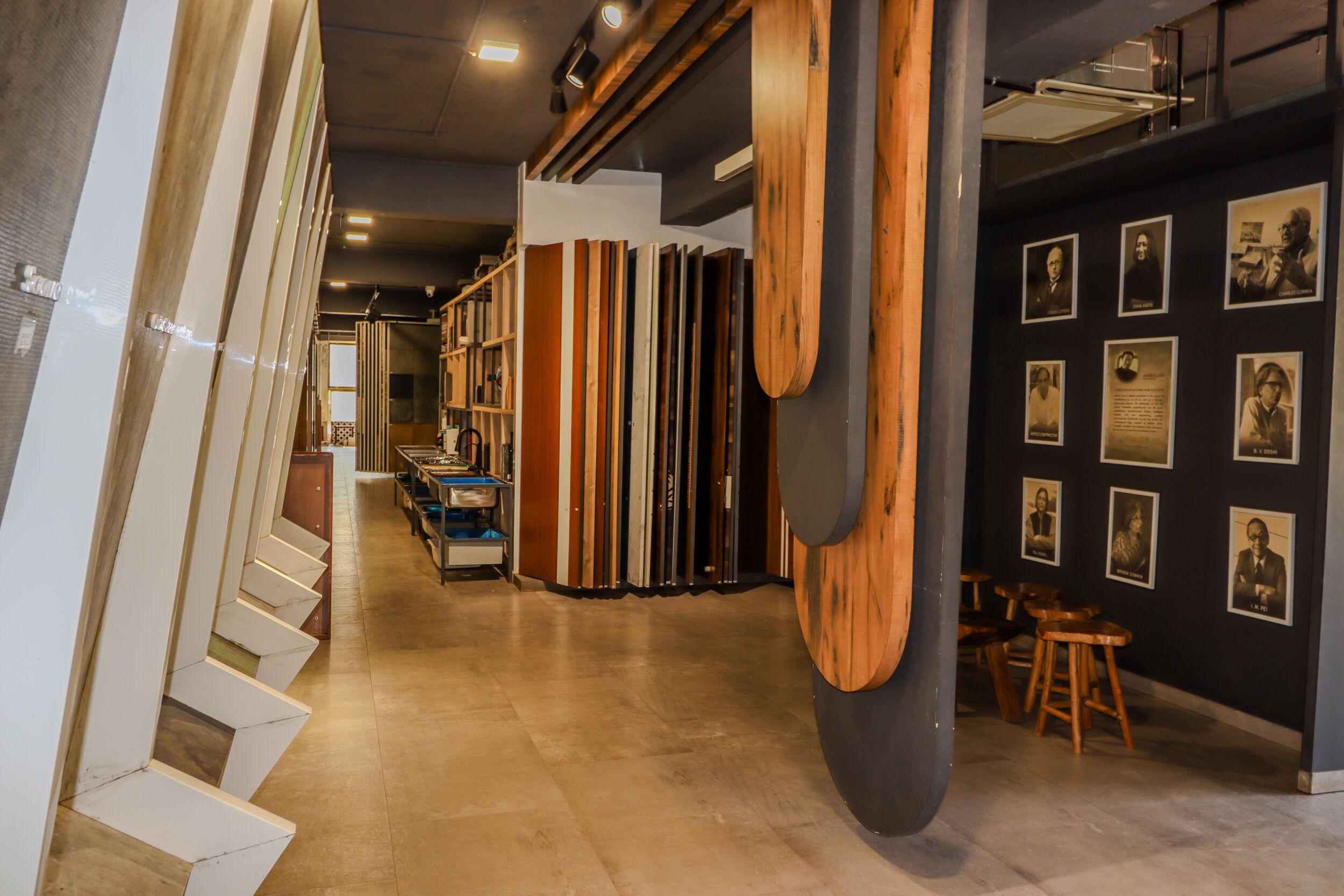 Plywood's Versatility,  Ceramic's Sheen